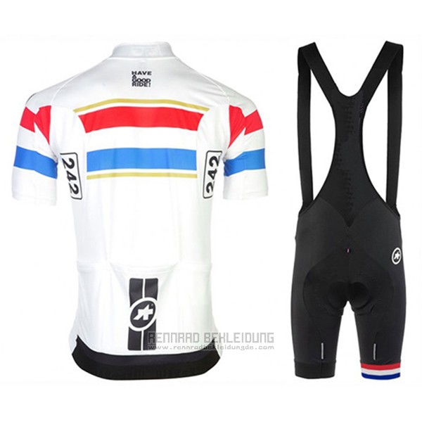 2017 Fahrradbekleidung Assos Champion Niederlande Trikot Kurzarm und Tragerhose